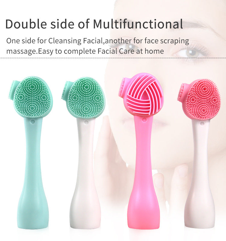 Double Sided Silicone Face Mask Soft Brush
